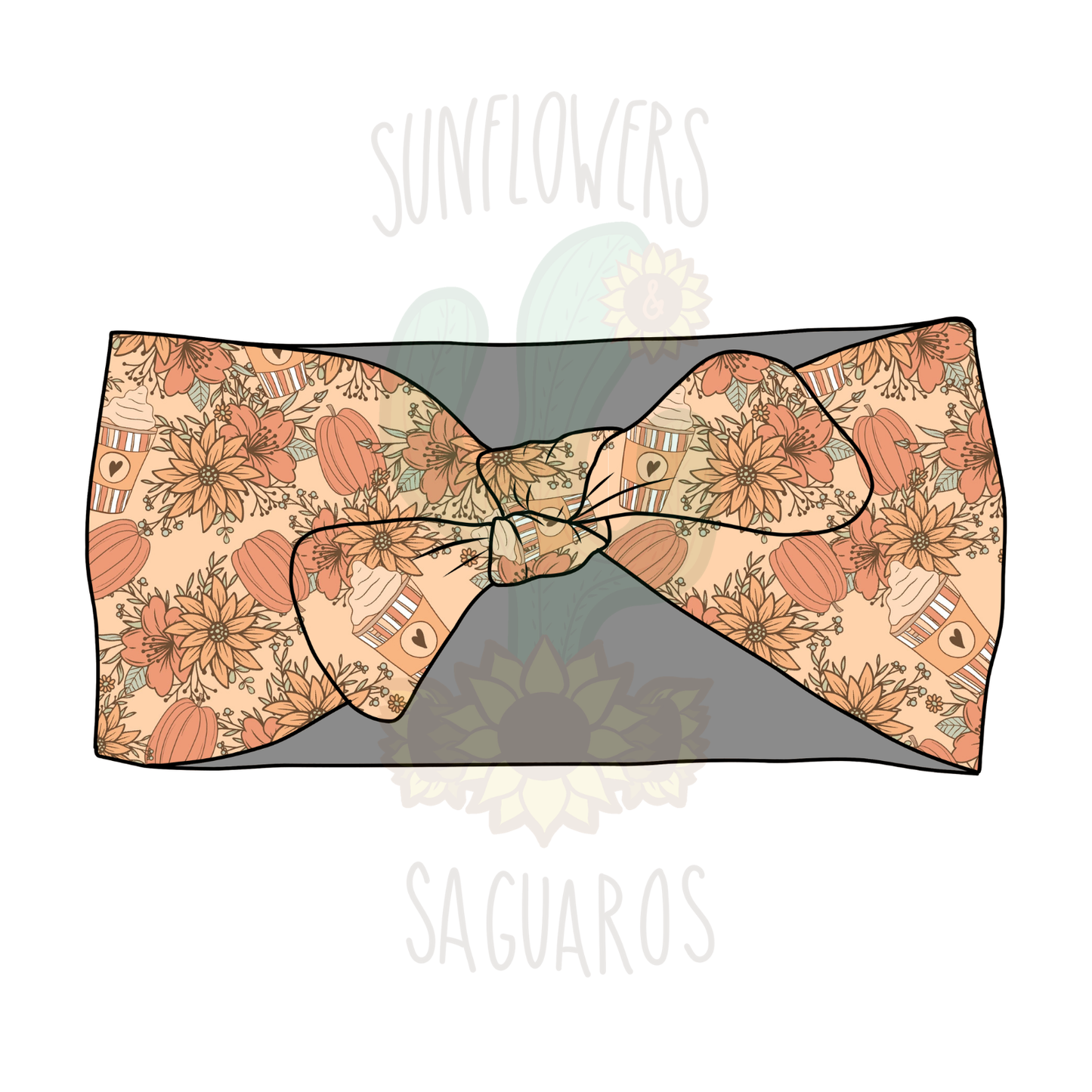 Pumpkins & Coffee Floral