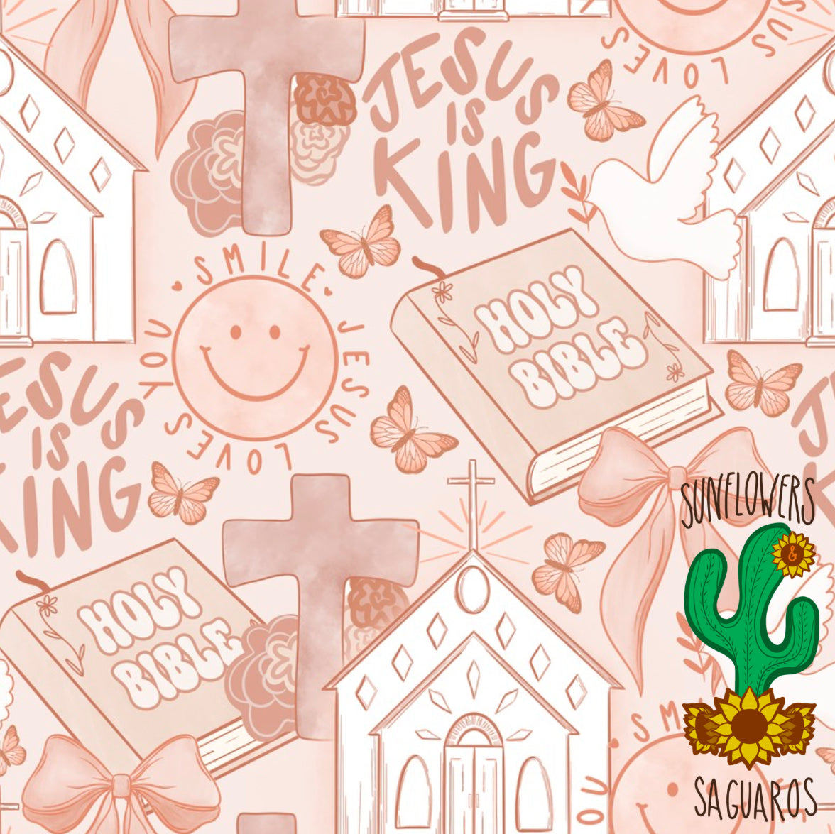Jesus Is King Pink