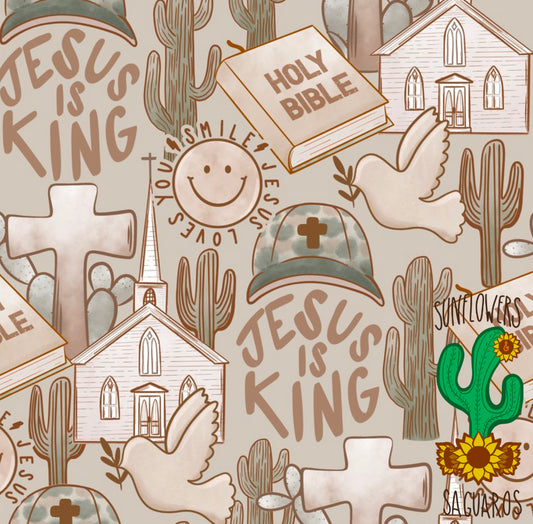 Jesus Is King Brown