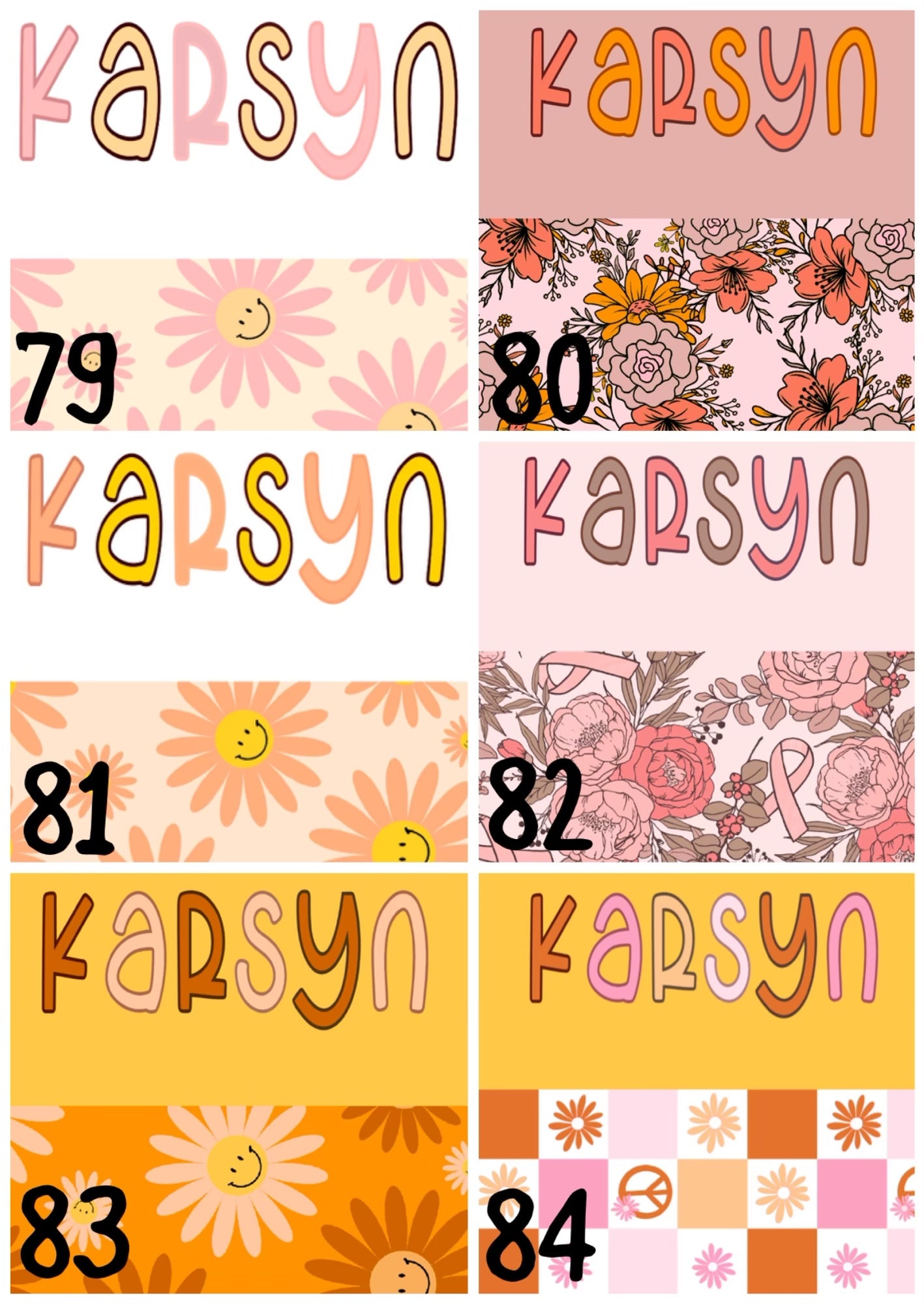 *Two Toned Name Bow