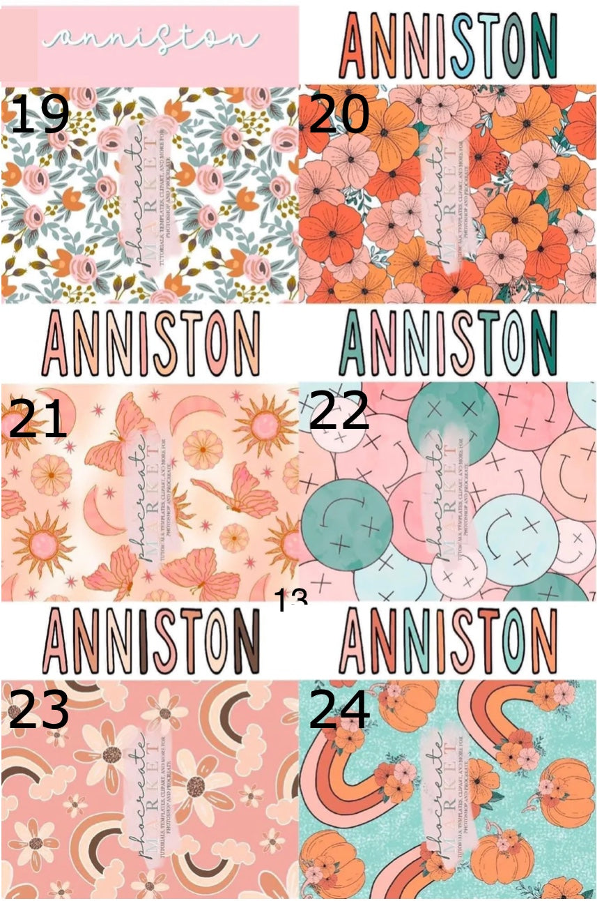 *Two Toned Name Bow