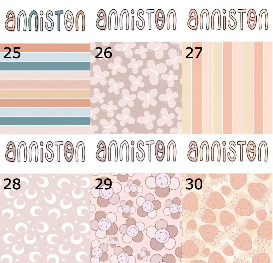 *Two Toned Name Bow