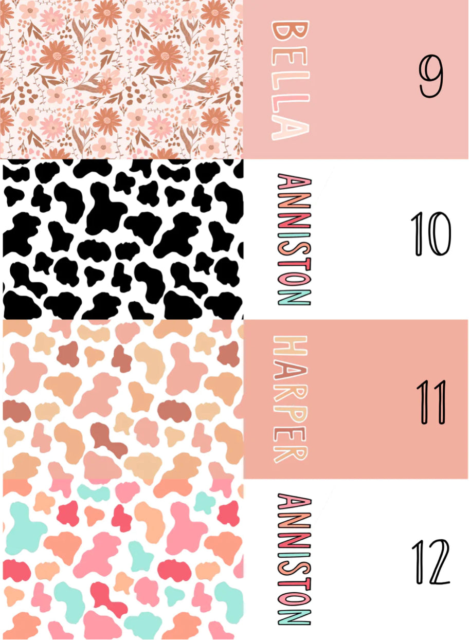 *Two Toned Name Bow