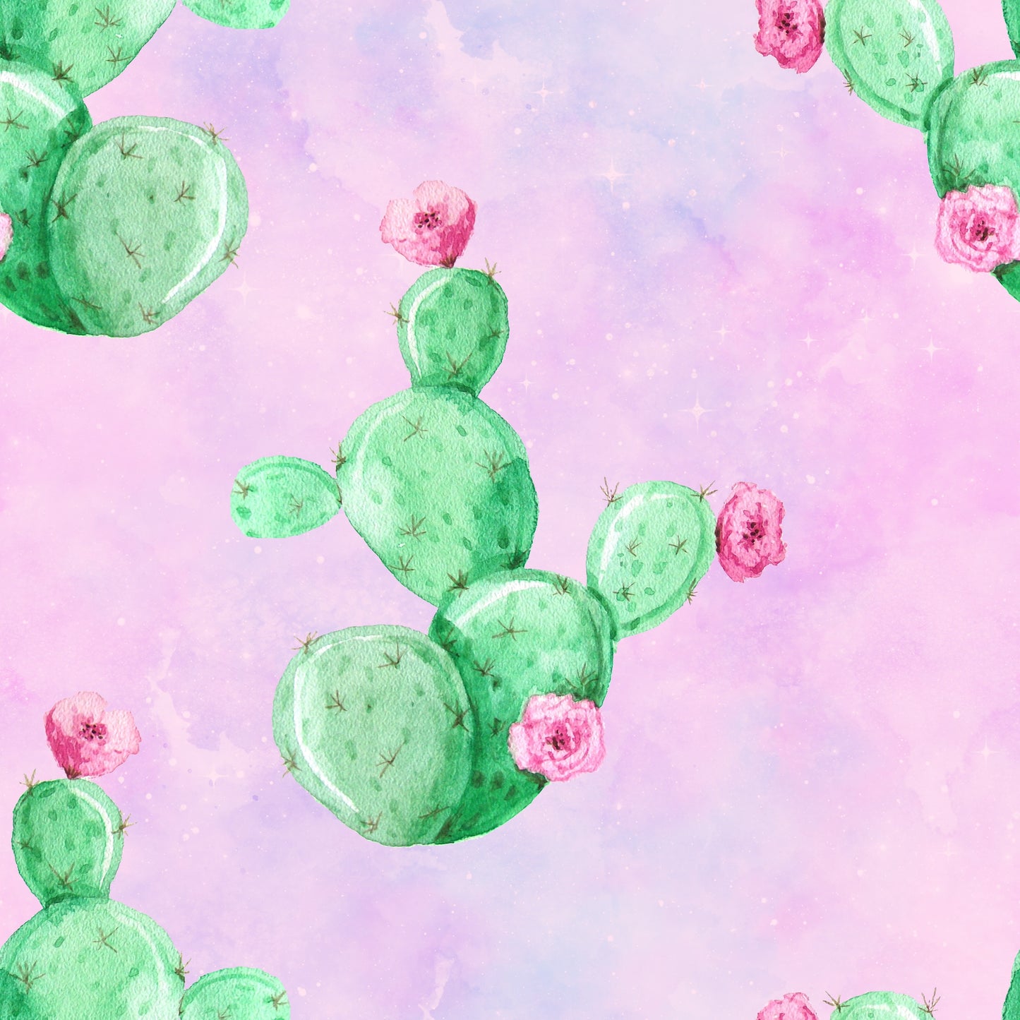 Pink Floral Cactus