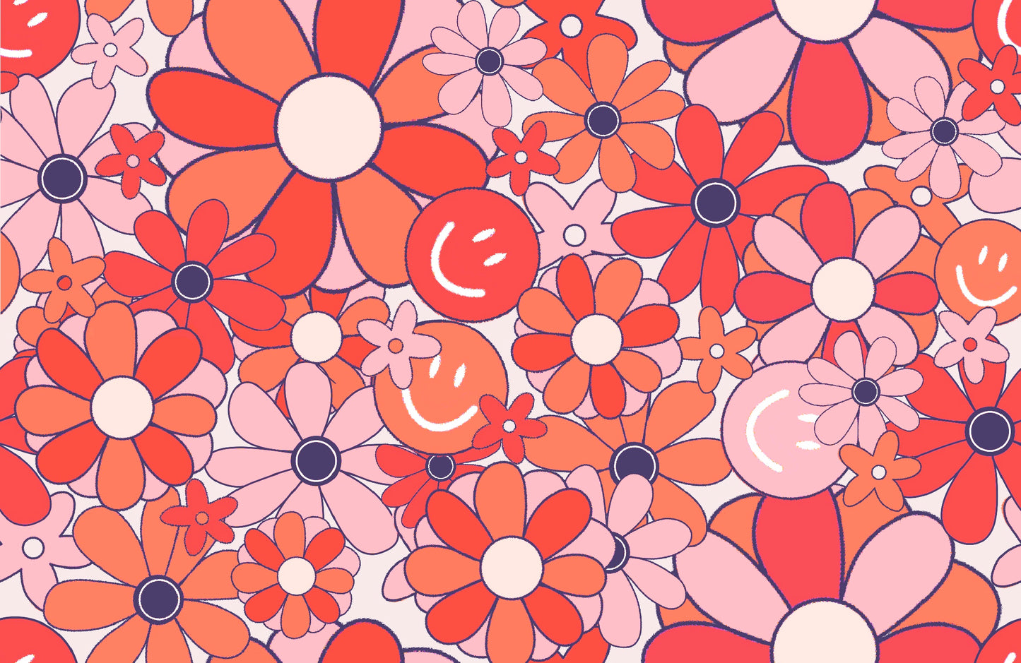 Pink Smiles & Flowers
