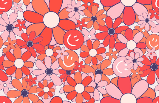 Pink Smiles & Flowers
