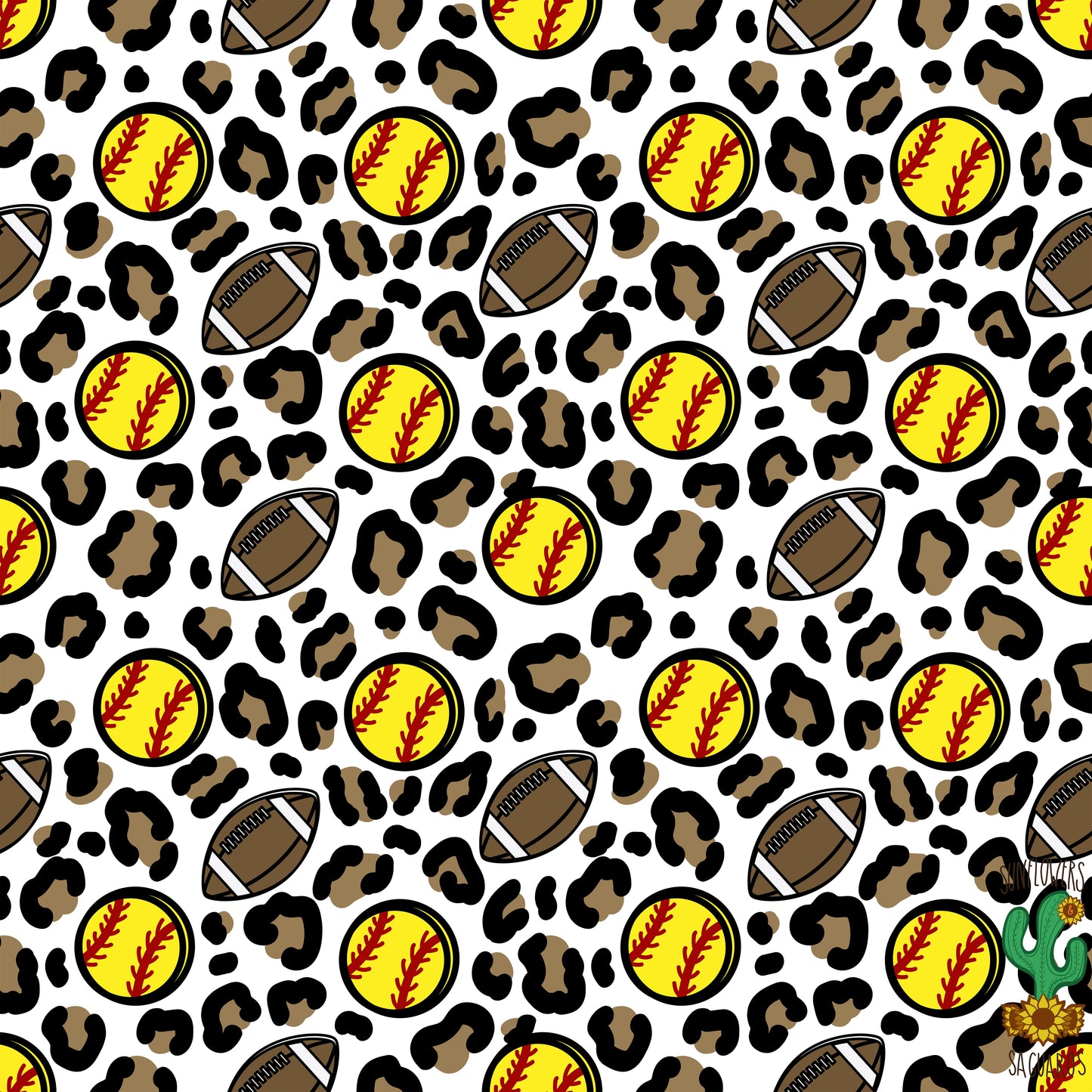 Football & Softball Cheetah