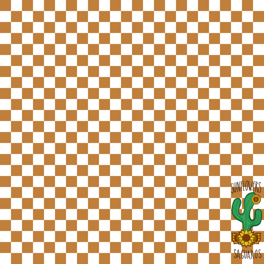 Brown Checkered