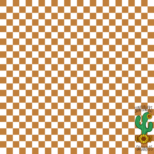 Brown Checkered