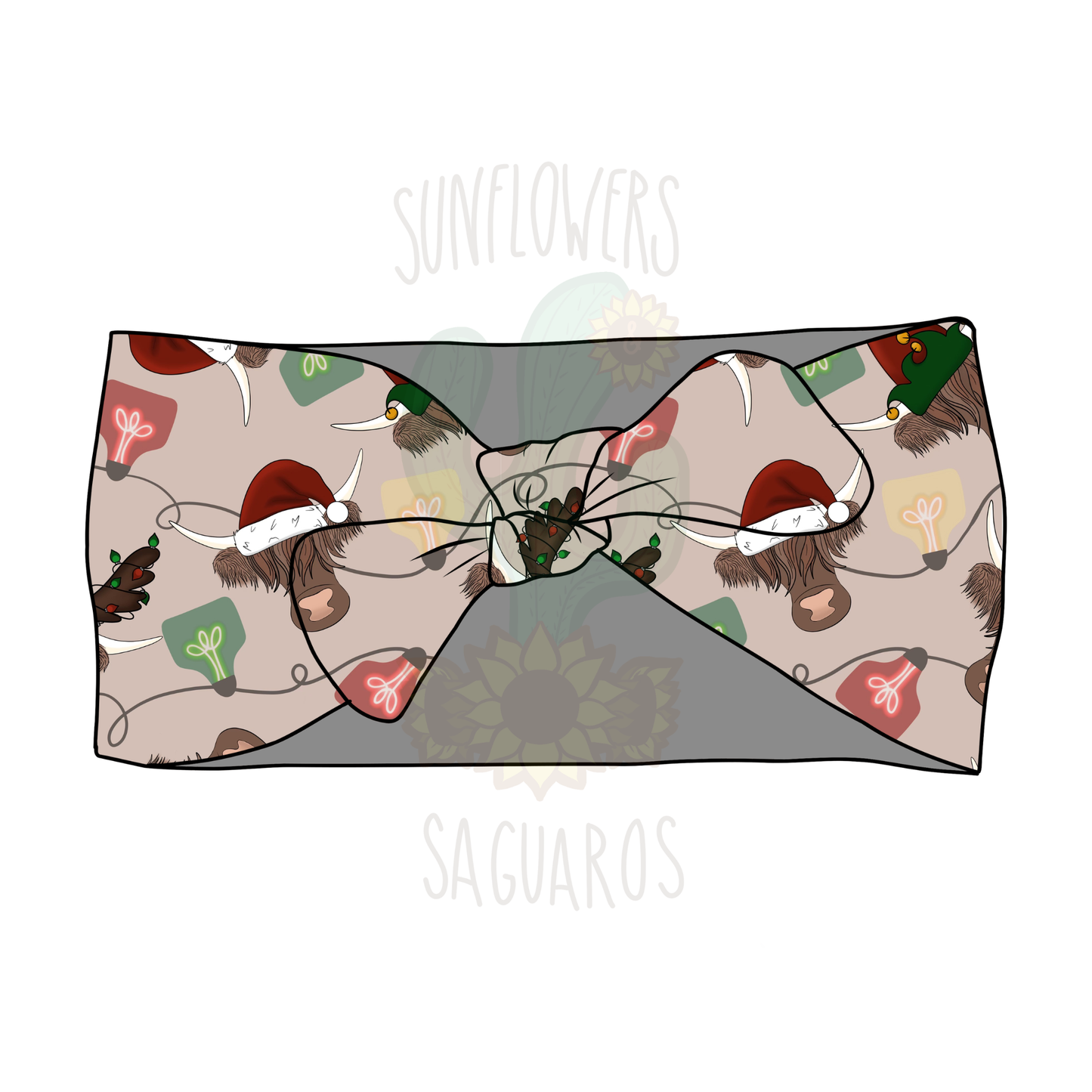 Christmas Cow Lights