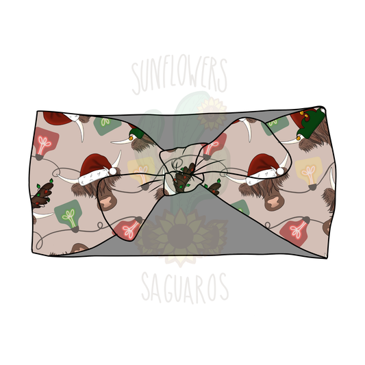 Christmas Cow Lights