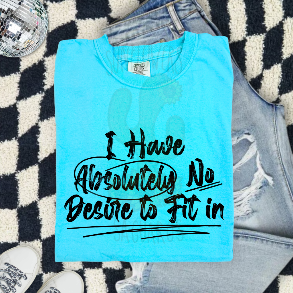 No Desire To Fit In