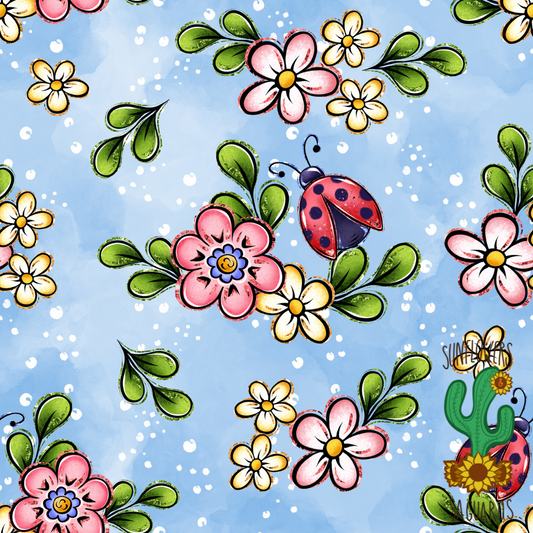 Floral Lady Bug