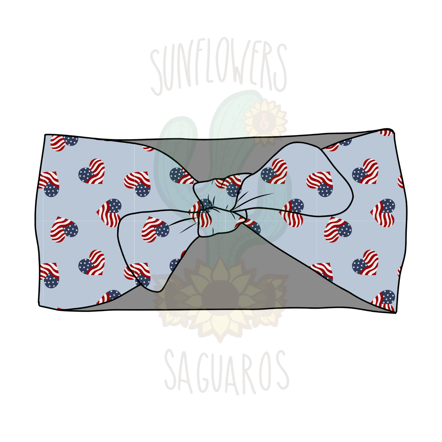 Flag Hearts