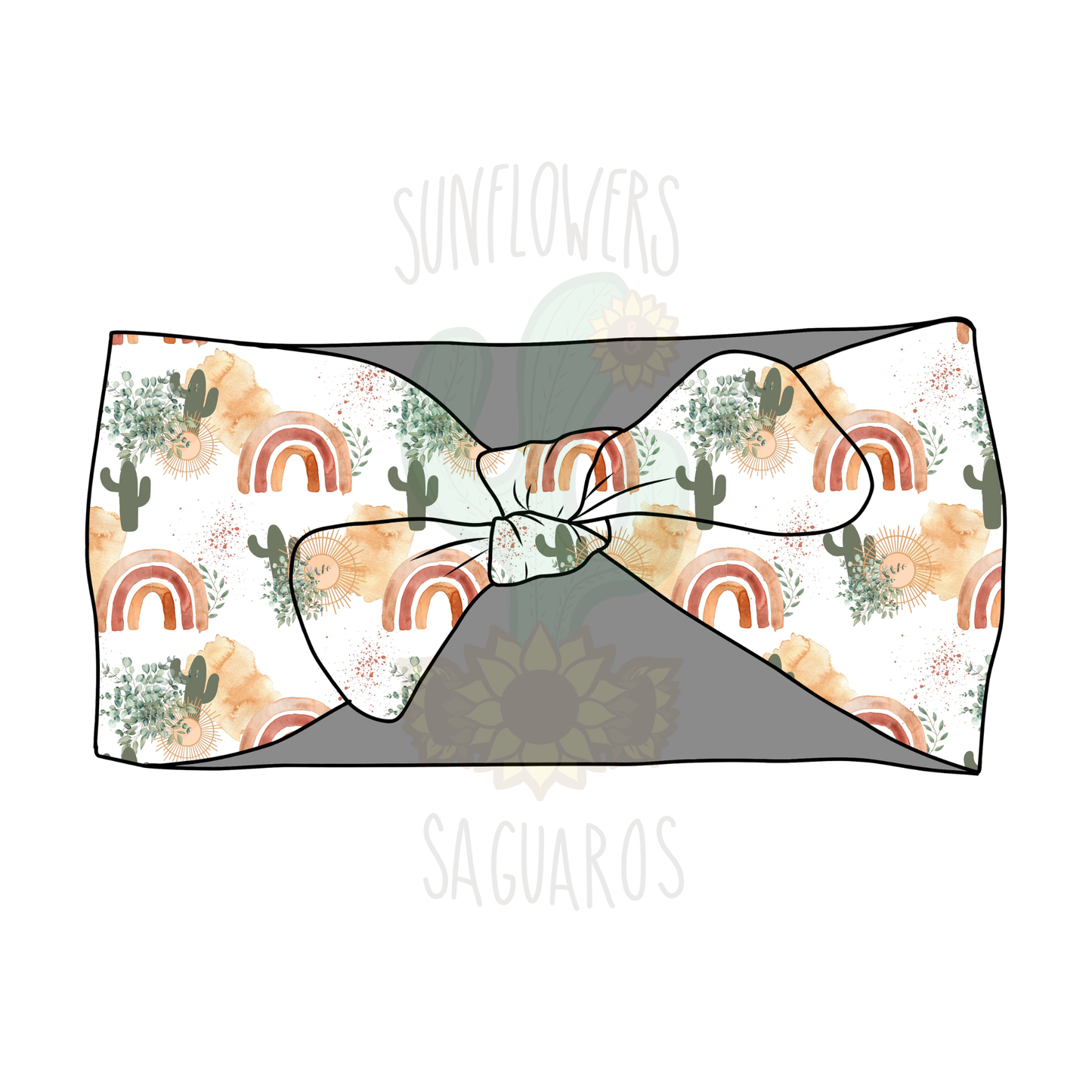 Boho Cactus & Rainbows