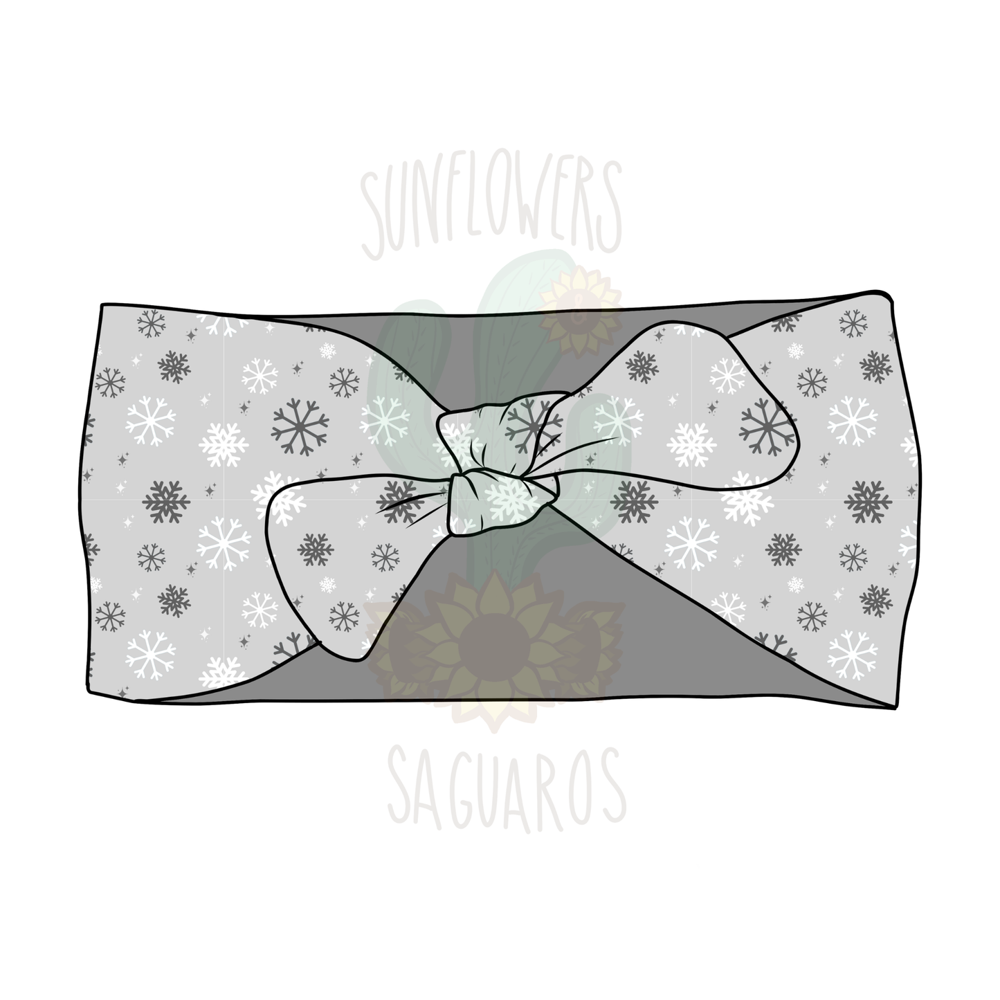 Christmas Grey Snowflakes