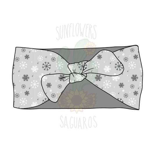 Christmas Grey Snowflakes