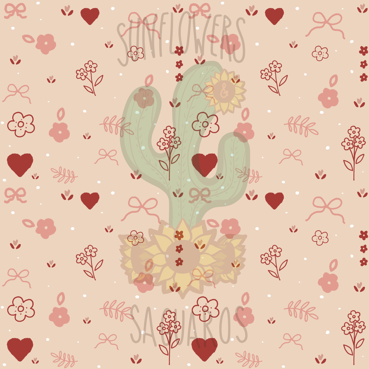 Flowers + Hearts + Bows