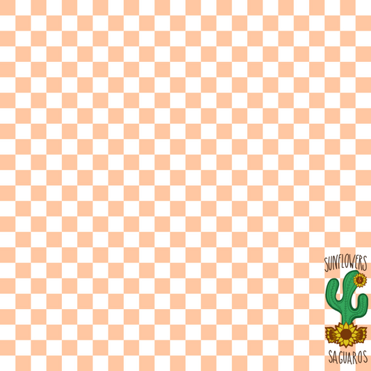 Orange Checkered