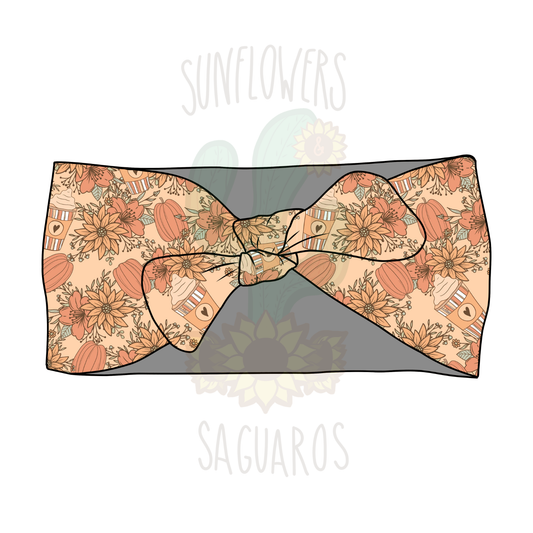 Pumpkins & Coffee Floral