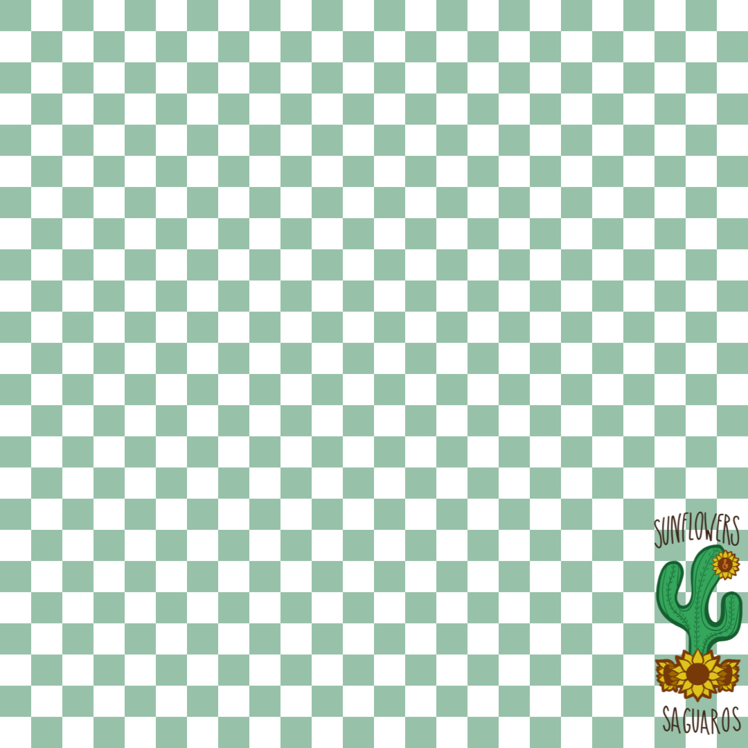 Light Green Checkered