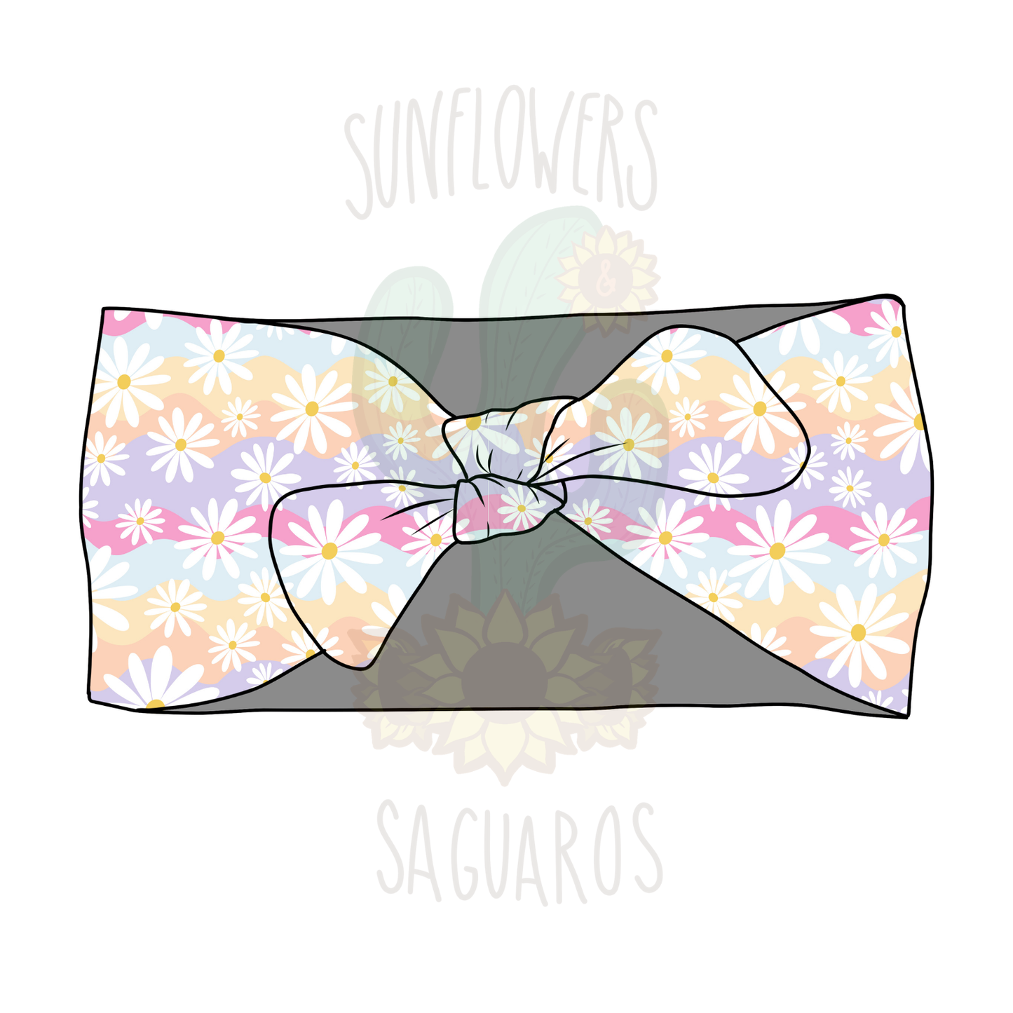 Wavey Pastel Floral