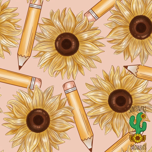 Sunflowers & Pencils