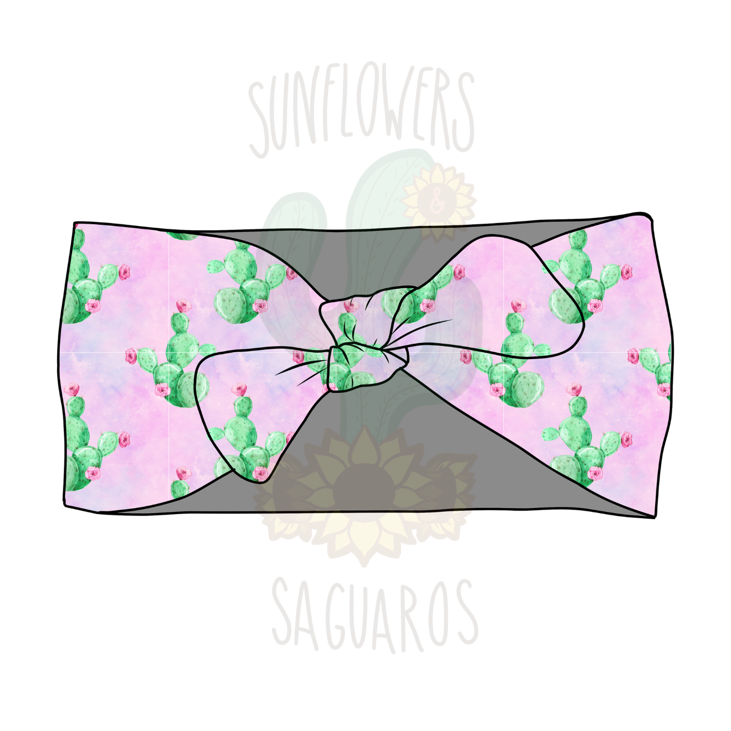 Pink Floral Cactus