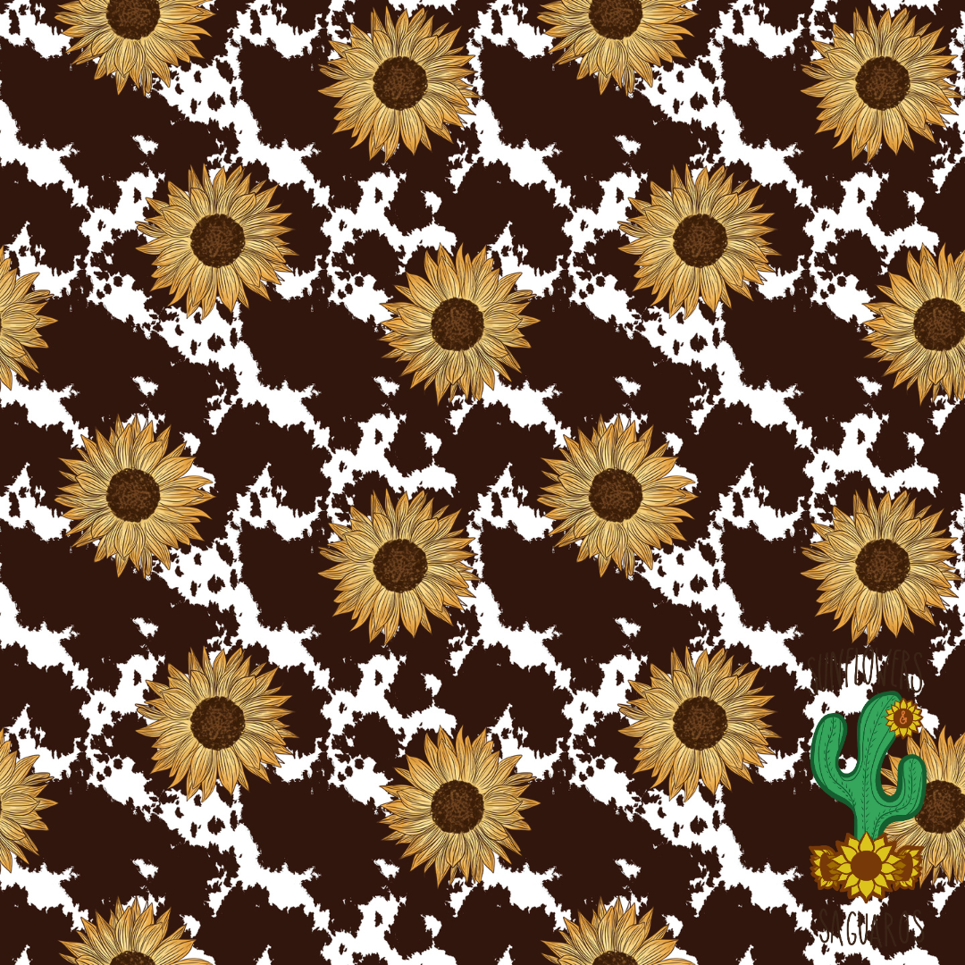 Cow & Sunflower