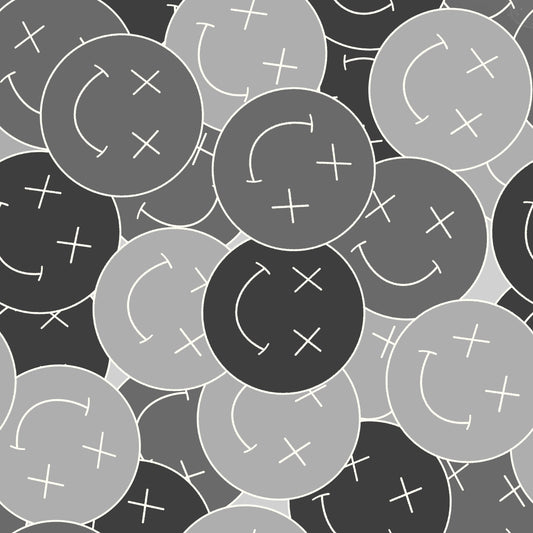 Crowded Smiley X B&W
