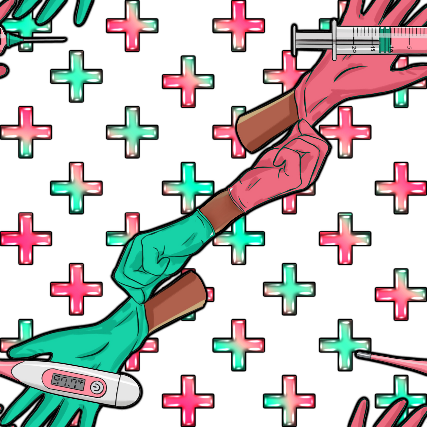 Gloves & Thermometer