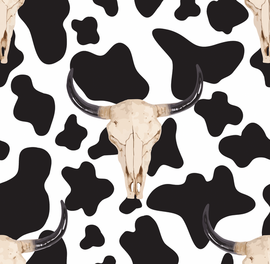 Skull & Cow print