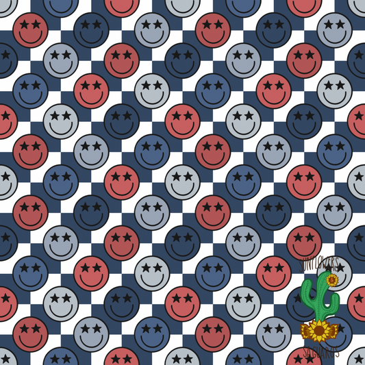 RW&B Checkered Smileys