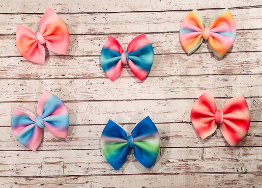 *Ombré Name Bows